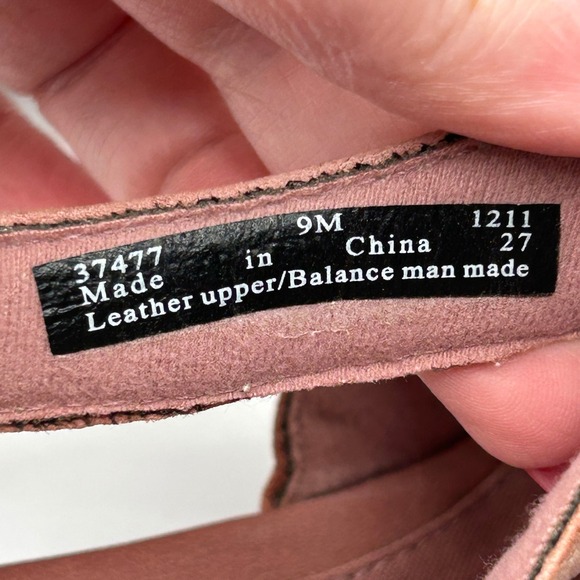 Clarks Bendables Leather Slingback Strap Sandals Wedge Womens 9M Rose Gold‎ Pink - Picture 8 of 9